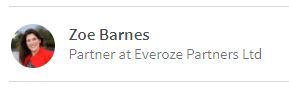 Everoze Partner Zoe Barnes